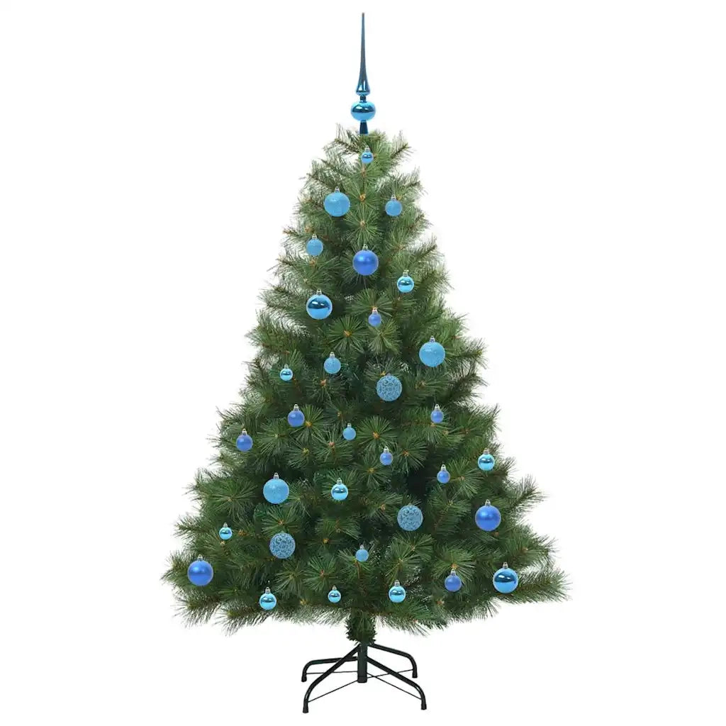 Albero di Natale artificiale con 150 LED Verde 150 cm PE e PVC 3397777