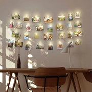 LED Slinga a Luce 5 Metri - 50 Luce di Sfondamento con Clip Fotocamera