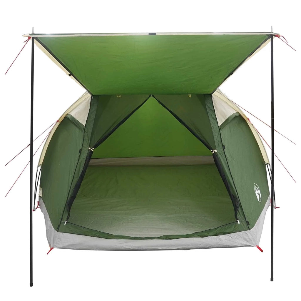 Tenda Capanna con tetto Verde 4 persone Poliestere e Acciaio 42028579