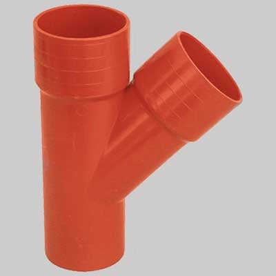DERIVAZIONE 45  ° PVC   EE ? 40     MADE IN ITALY