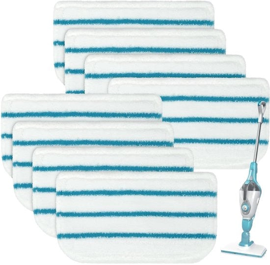 Set di 8 pad di sostituzione per asciugamano a vapore, compatibile con FSMH13E1M/FSMP20, set di 8 pezzi per spazzola a vapore.