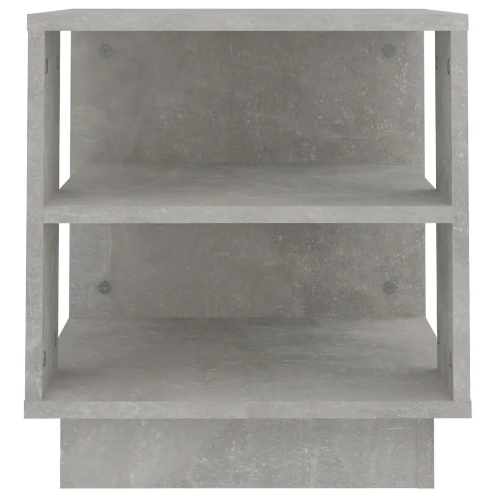 Tavolino Salotto Grigio Cemento 40x40x43 cm Legno Multistrato cod mxl 62596