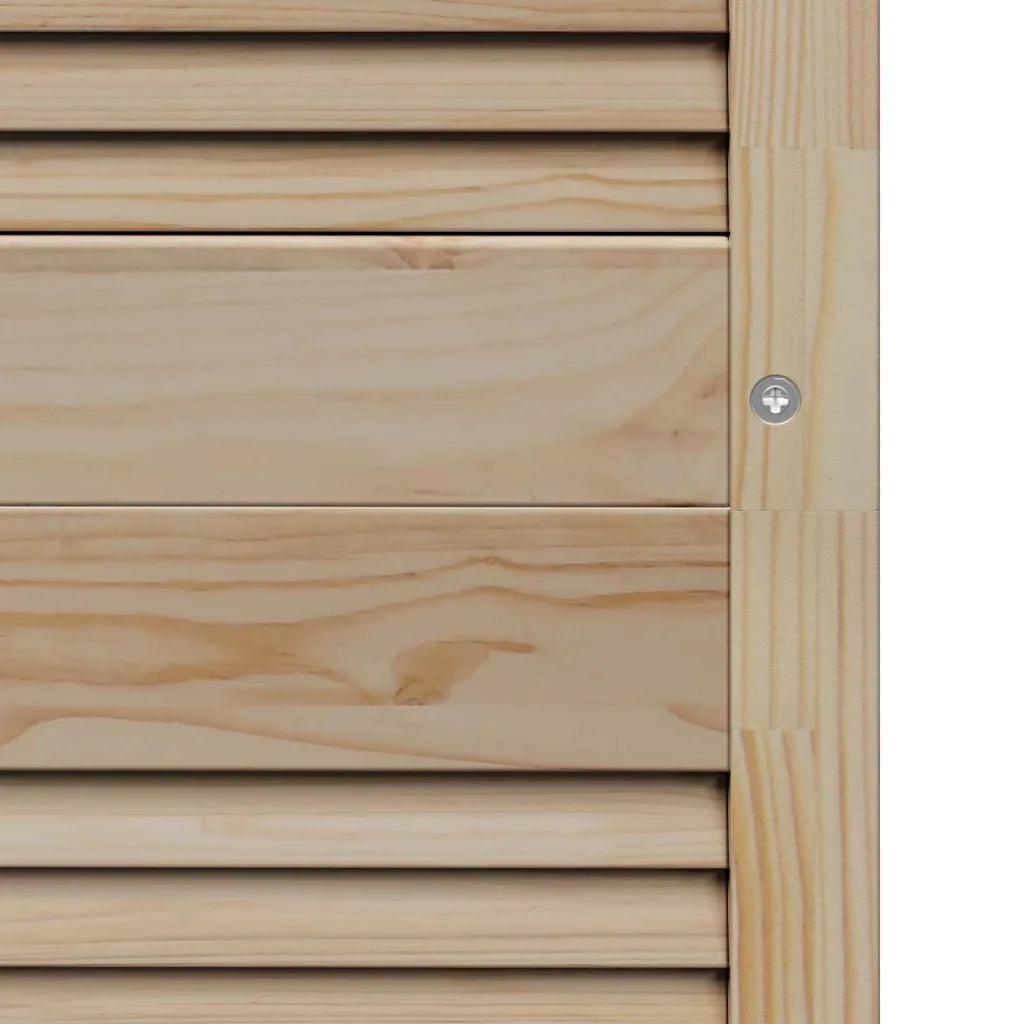 vidaXL Porte per Armadi Altro 2 pcs Marrone 201 x 59.5 x 2.1 cm