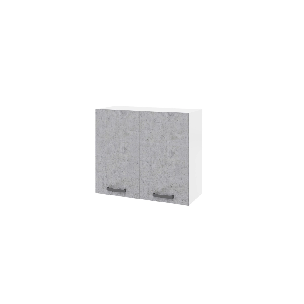 Pensile cucina doppia anta 80x32x72H colore cemento