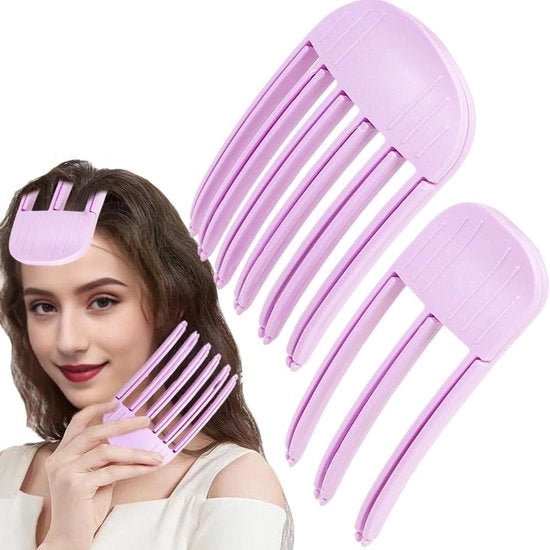 Set di stile per capelli, 3 e 6 punti per onde e pony, clip per volume per la linea dei capelli, spille per capelli lunghi e corti