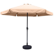 MAURY'S OMBRELLONE DA GIARDINO TONDO 3 MT CON BORDO COLORE ECRÙ TUBO Ø 40 MM