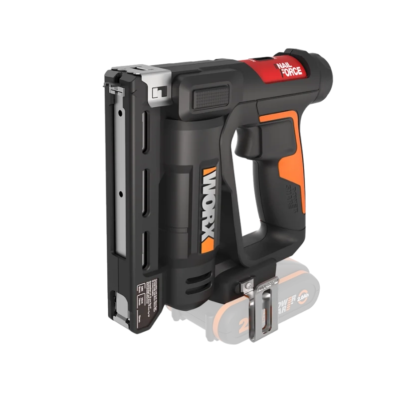 Chiodatrice graffatrice WX843.9 20 Volt per graffe 614 millimetri e chiodi 15 millimetri corpo macchina - Worx
