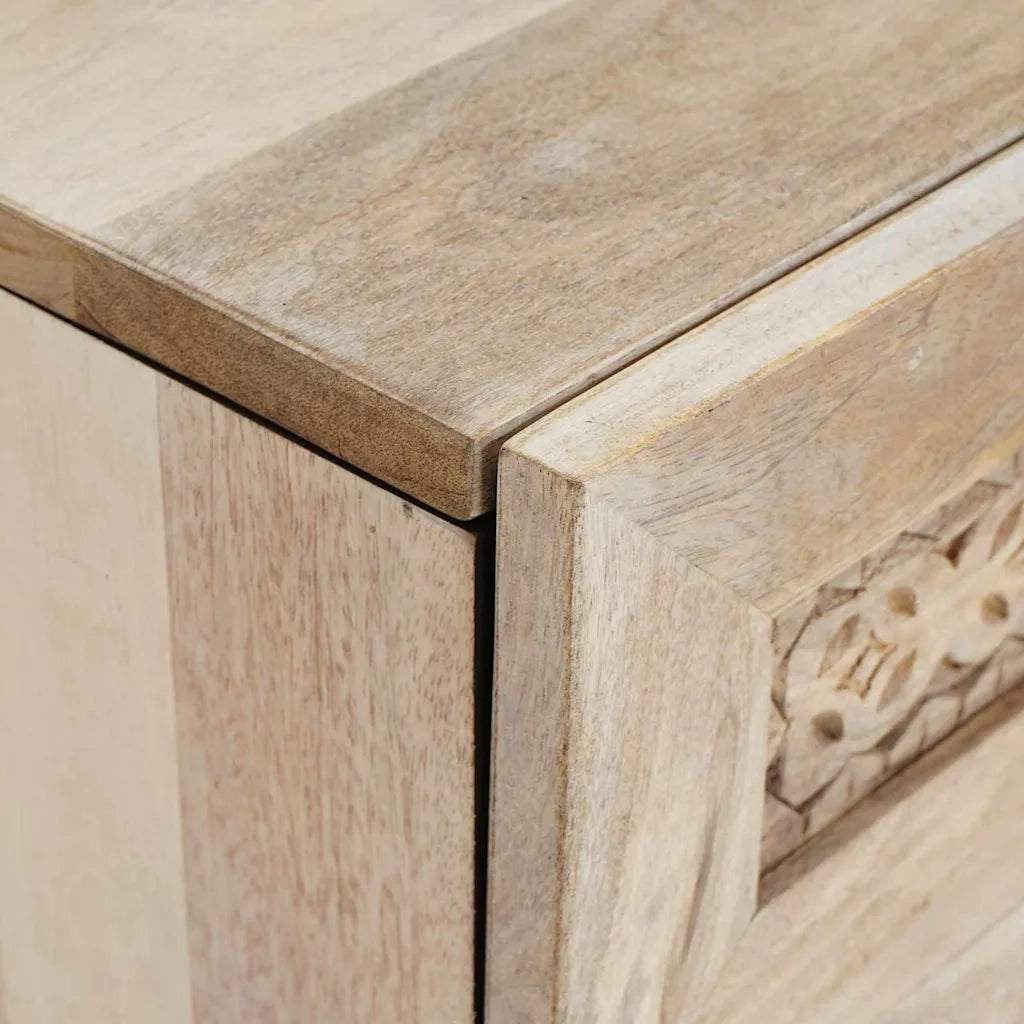 Armadio da Notte Bianco 50 x 33 x 60 cm Legno ingegnerizzato 4018127