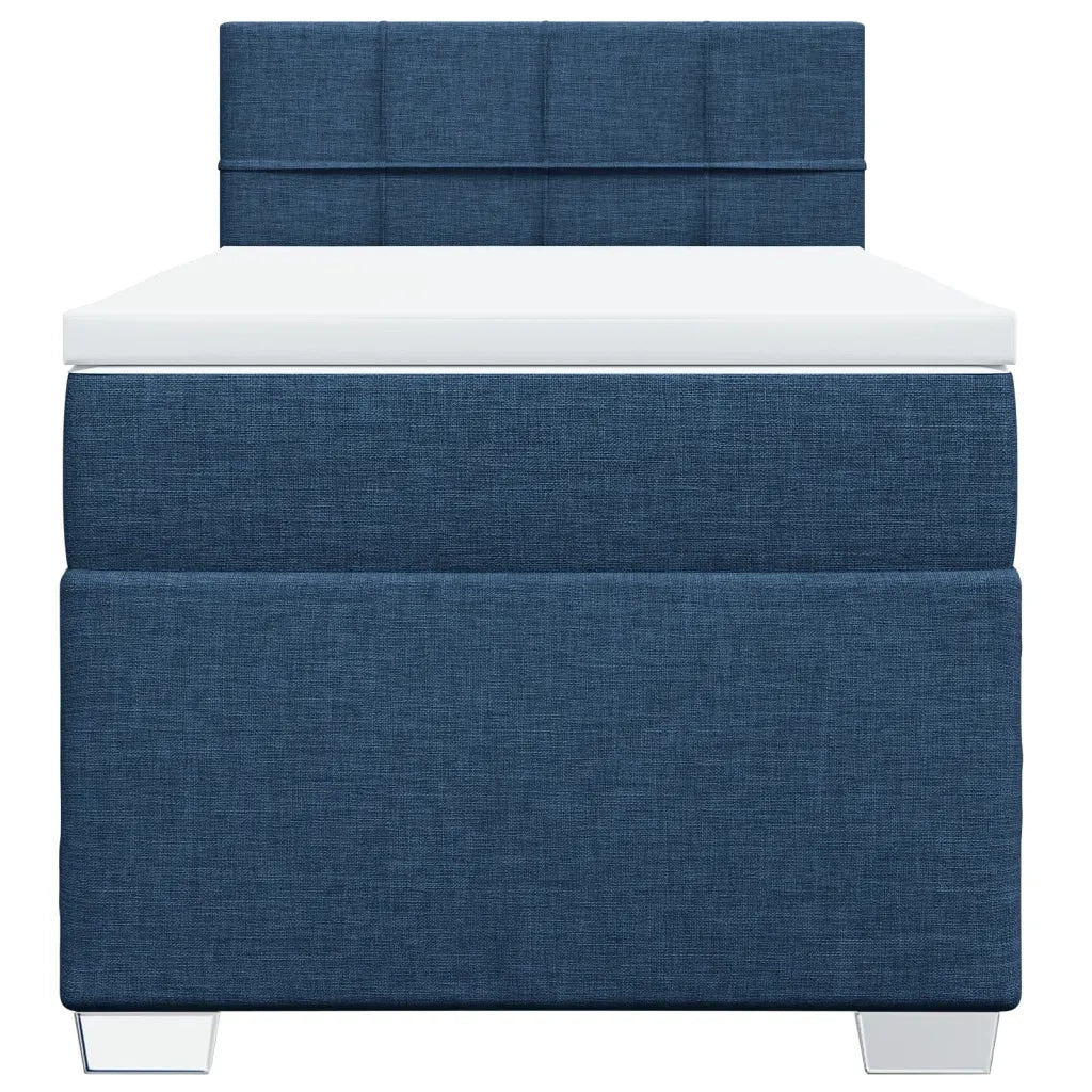 Giroletto a Molle con Materasso Blu 90x200 cm inTessuto 3285777