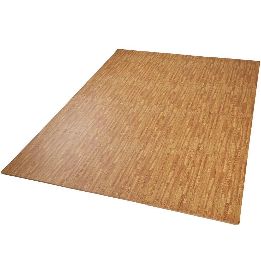 Set di 12 tappetini sportivi stampati in legno EVA con piastrelle quadrate 08_0000433