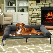 Letto per cani elevato - Grande dimensioni (L) - Stendino per cani - Divano per cani - 90x70x28cm - Indoor Outdoor - Impermeabile -