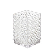 Portaspazzolino Bianco Trasparente in Plastica AS