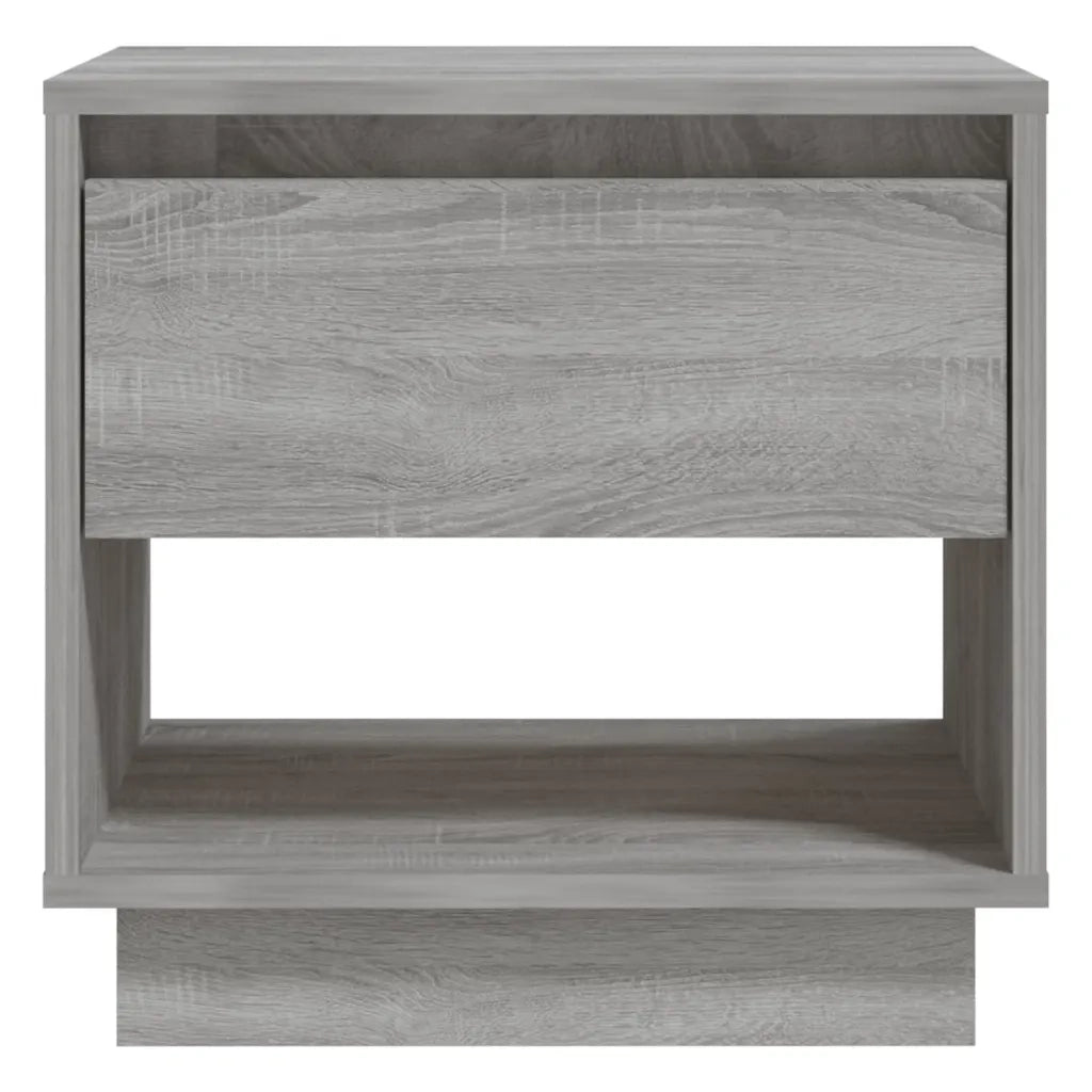 Comodini 2 pz-Set di 2 Tavolino da notte Grigio Sonoma 45x34x44 cm in Truciolato