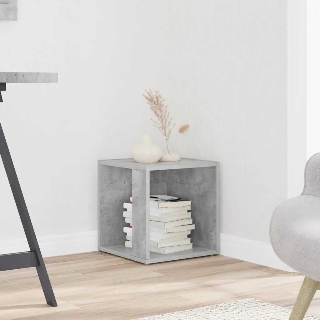 Tavolino Grigio Cemento 33x33x34,5 cm in Truciolato 809012