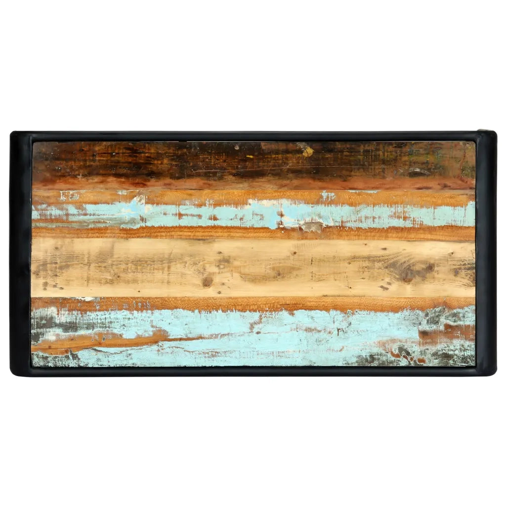 Tavolo da Pranzo 118x60x76 cm in Legno Massello di Recupero 247864