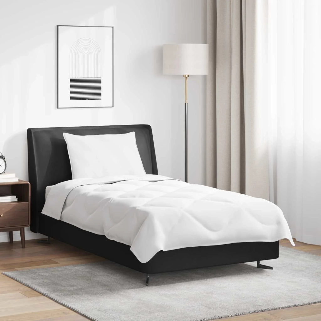Duvet Estivo con cuscino 2 pcs Bianco Microfibra 3376414