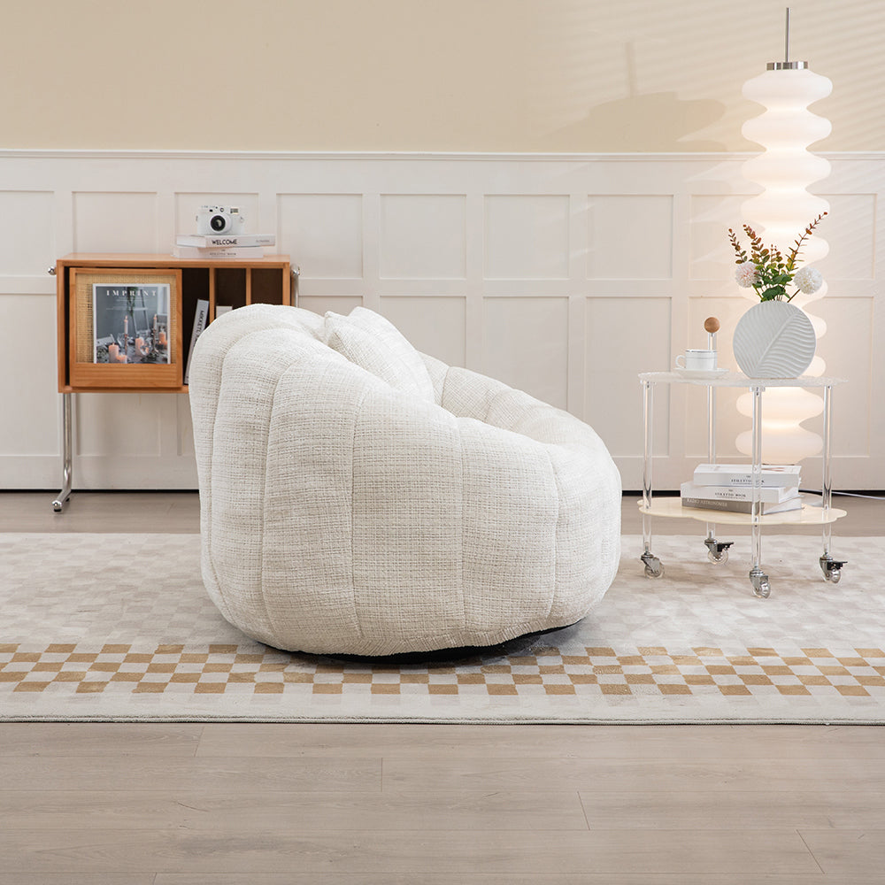 Pouf - Xylo - Chenile beige interno/esterno