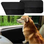 Autodeurbeschermer per cani, copertura per portiere auto impermeabile, protezione anticollisionsi resistente, facile da pulire, nero - 2 pezzi