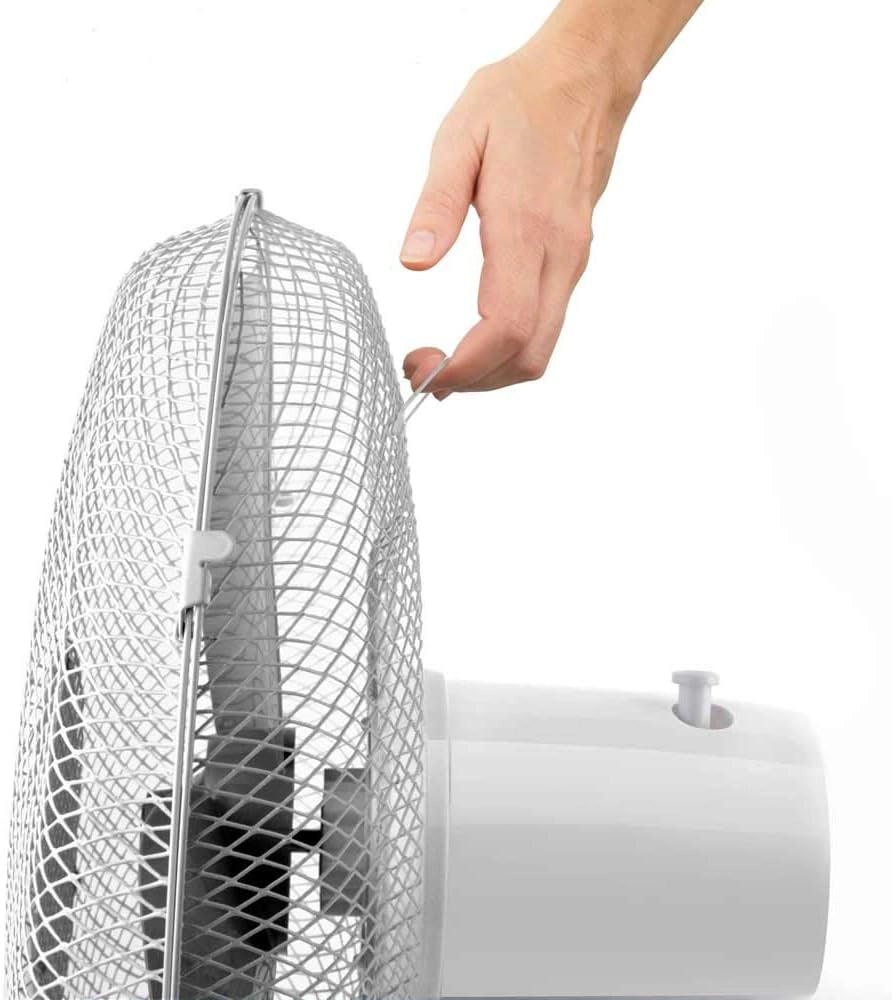 Black+decker bxefd42e ventilatore da tavolo, 40 w, plastica, bianco [classe di efficienza energetica a]