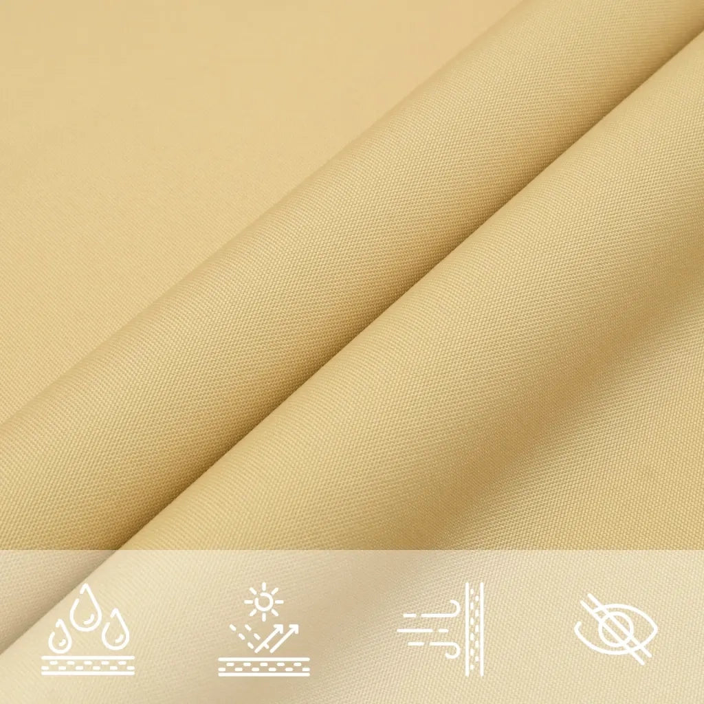 Vela Parasole Sabbia 4,5x4,5x4,5 m 100% Poliestere Oxford 4000939