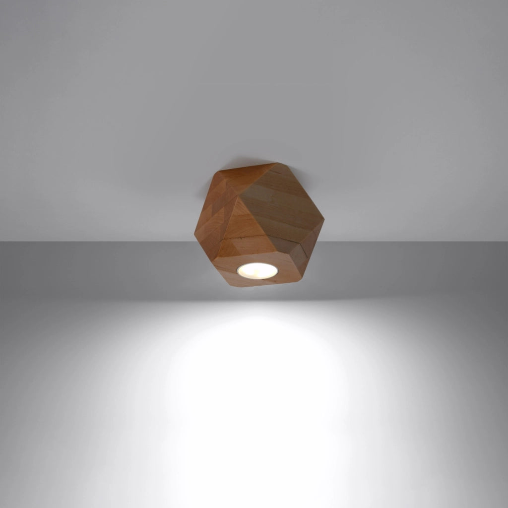 Faretto soffitto Pure Lume ARBORO legno chiaro GU10
