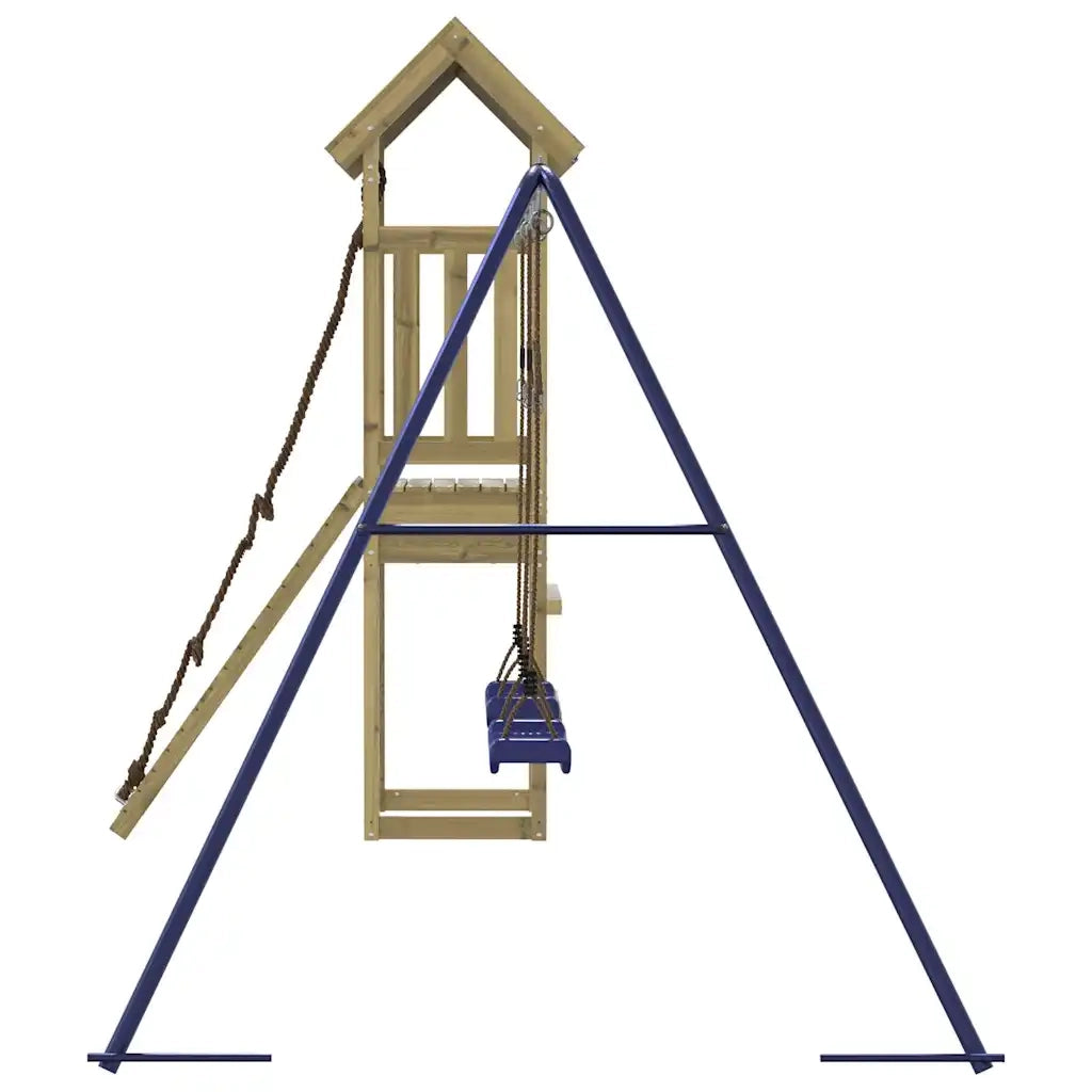 Set da Gioco da Esterno in Legno di Pino Impregnato