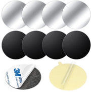 Pannelli metallici 8 pezzi - Autoadesivi - Supporto magnetico - Otrephone - Disegno ultraduraturo - Sicuro per smartphone - Piastra magnetica