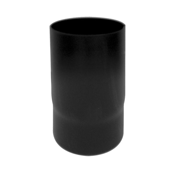 Canna fumaria Tubo 0,25 mt DN 125  smaltato nero 600 gradi stufa  legna CE Made in Italy