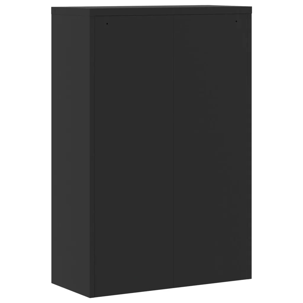 Armadio Classificatore Nero 90x40x140 cm in Acciaio CFW8693007