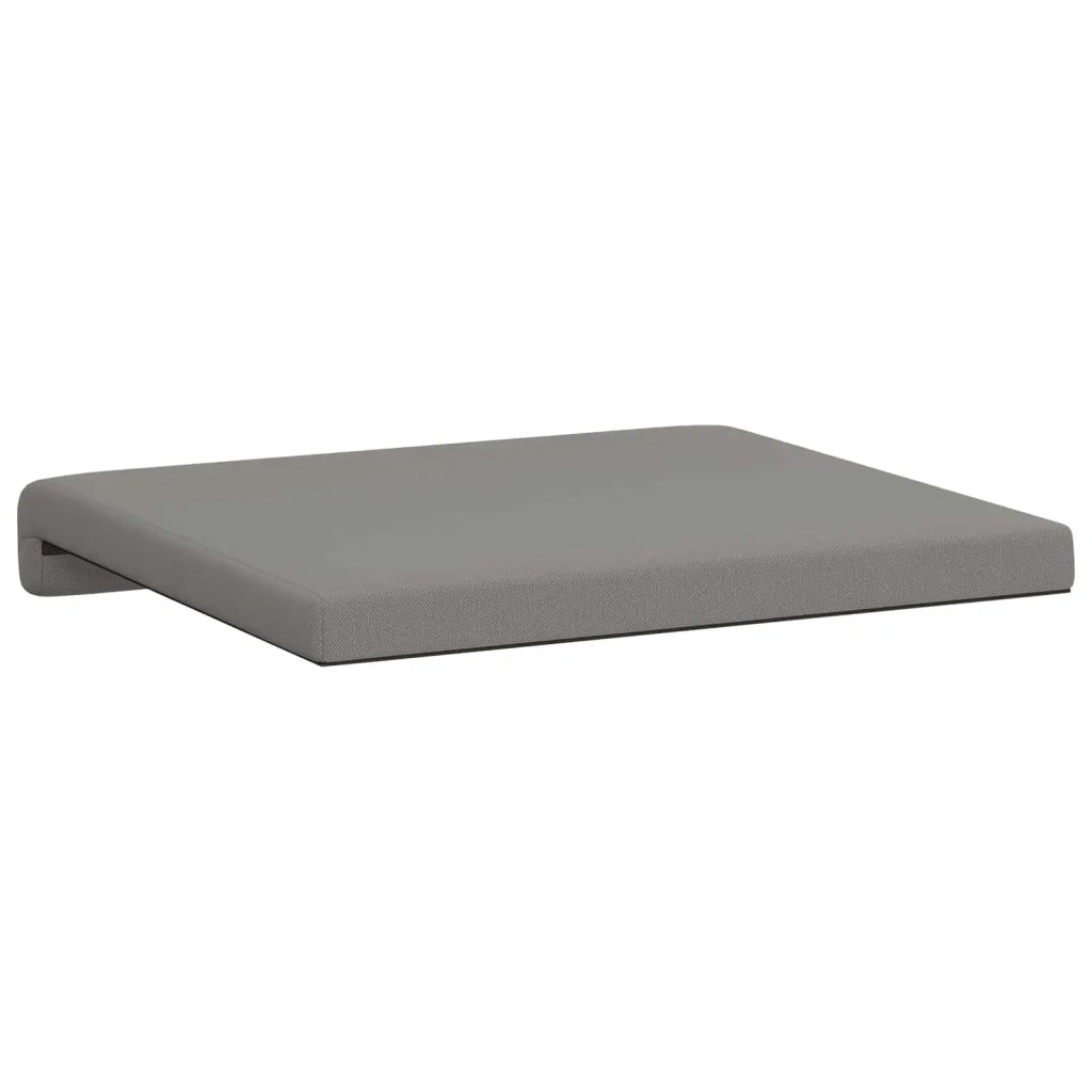 Cuscino per panchina 2 pcs Velvet testurizzato Grigio Scuro 42043083
