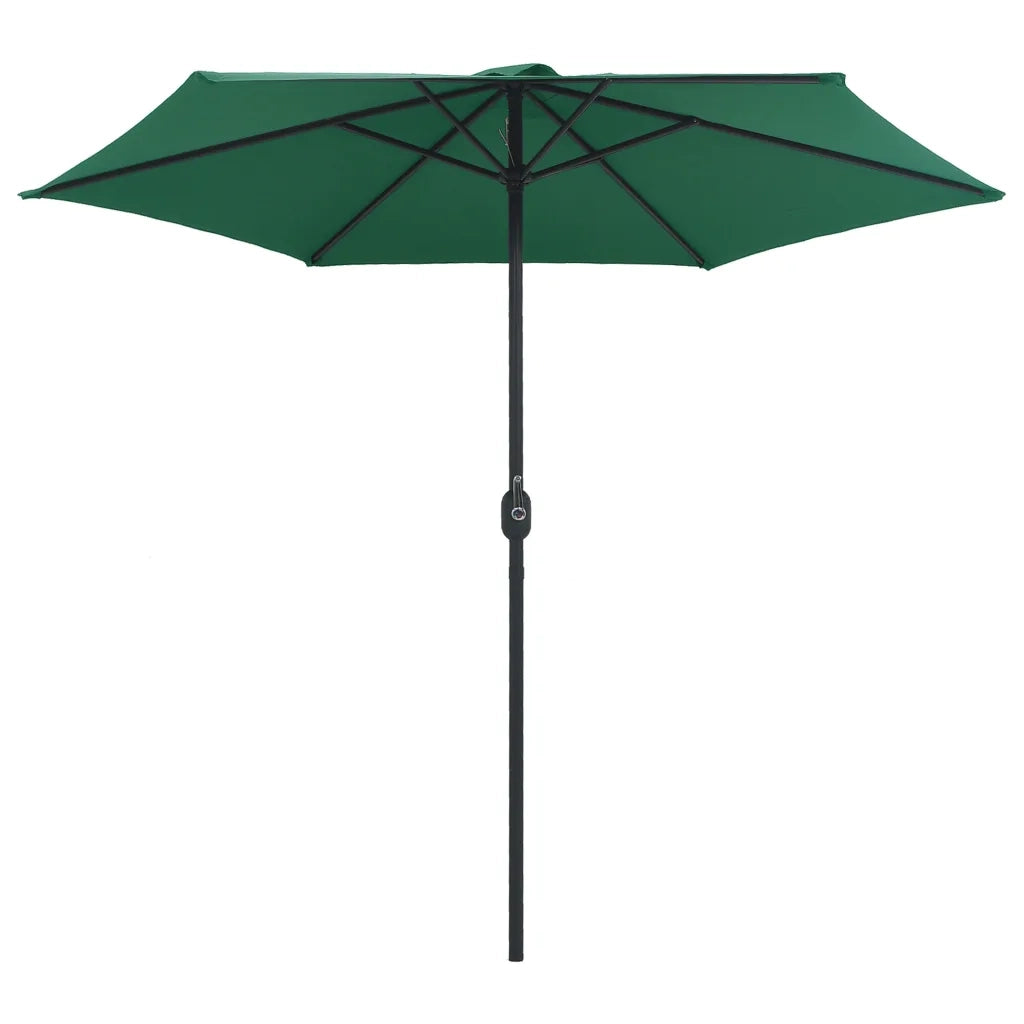 Ombrello | Parasolne da Giardino con Palo in Alluminio 270x246 cm Verde