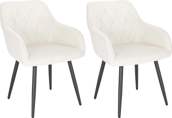Set di due divani da pranzo in velluto - Divano da pranzo - Stile, Ergonomia e Comfort - Crème 

Modello: 
Dimensioni: 
Materiali: velluto 
Colore: crème 
Peso: 
Numero di pezzi: 2