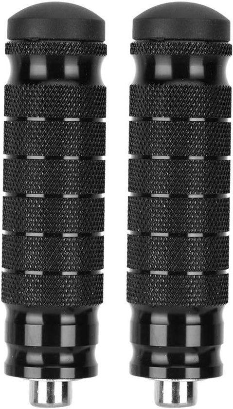 Pedali di Piede per Motocicletta - 2 pezzi Pedali di Piede CNC Universali M8 Pedali di Piede Antiscivolo con Viti di Montaggio 8mm