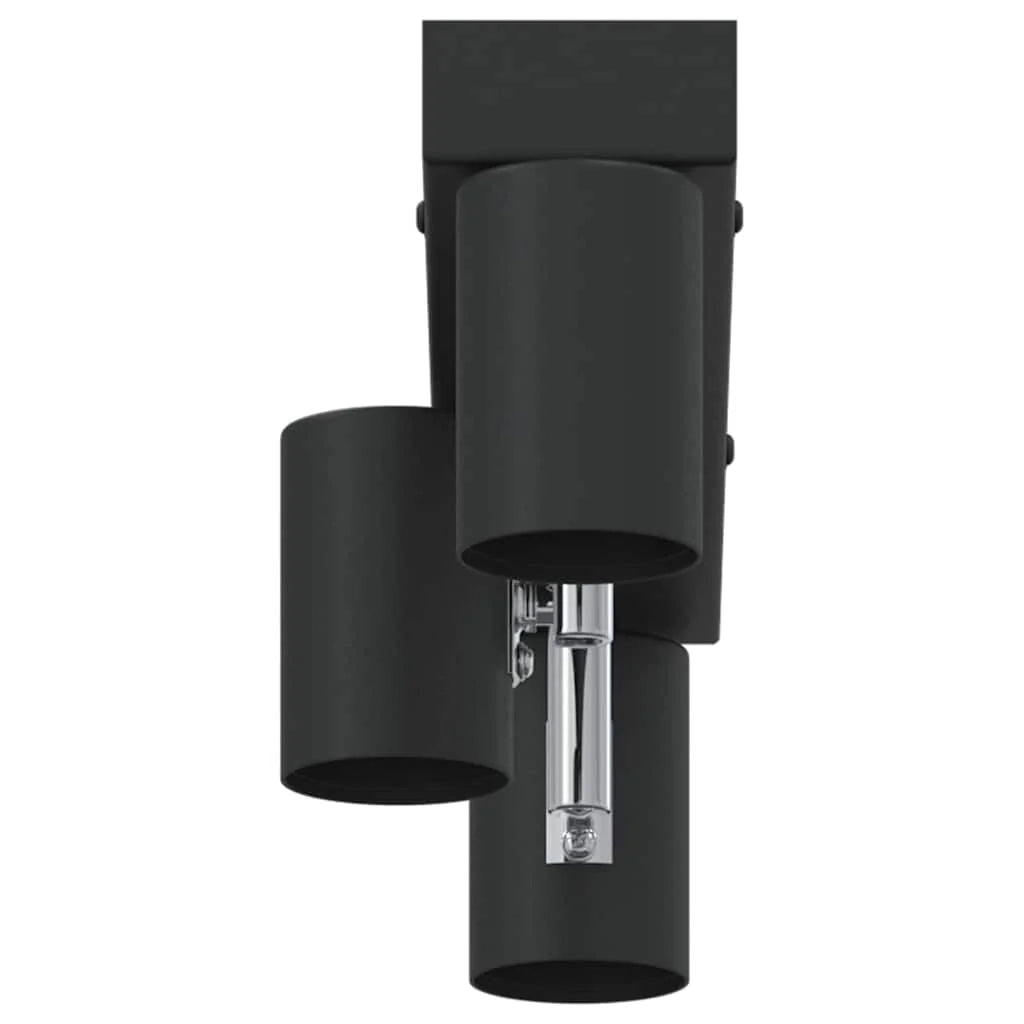 Faretto da soffitto moderno versatile e orientabile 38 x 6,5 x 11,5 cm metallo nero 02_0058291