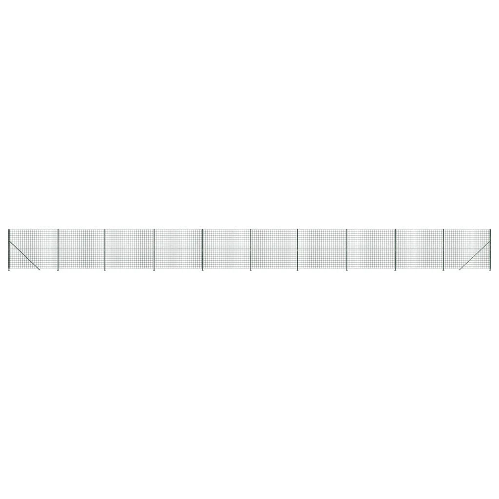 Recinzione Metallica con Flangia Verde 1,4x25 m 154187