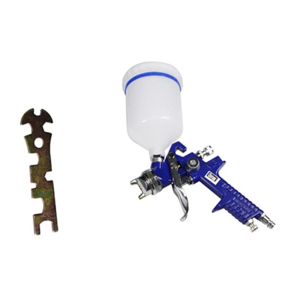 Trade Shop - Pistola Aerografo A Spruzzo Hvlp 600ml Ugello 1.4mm Verniciatura Aria Compressa -