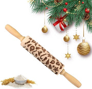 Rolla per dolce con disegno natalizio - 45 x 30 cm - Natale - 3D - rolla per dolce con patrone - fai da te - dolci fatti in casa - ceramica