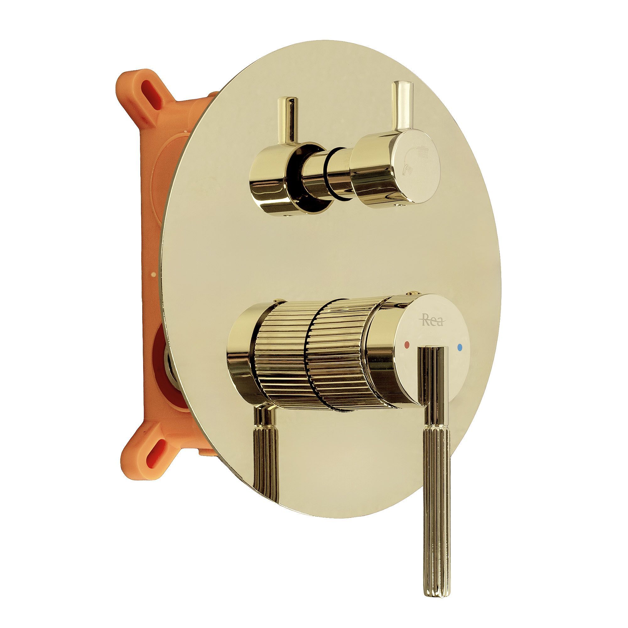 Set Doccia Da Incasso Rea Argon Gold + Box