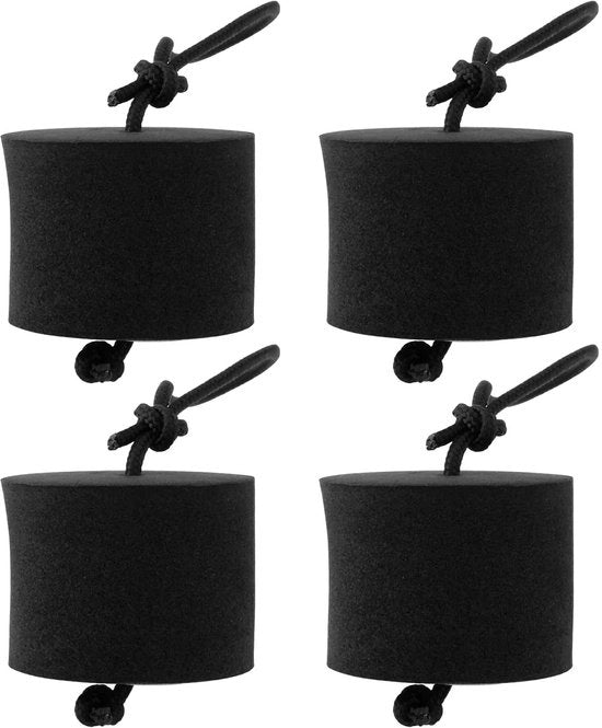 Kit di chiusura di scupper 4 pezzi - Kit di manutenzione EVA - Impermeabile - Flessibile - Per kayak con sedile - Adatto per diametro di foro fino a 3,1 cm
