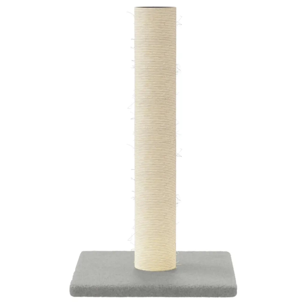 Palo Tiragraffi per Gatti Grigio Chiaro 22x22x45 cm 171676