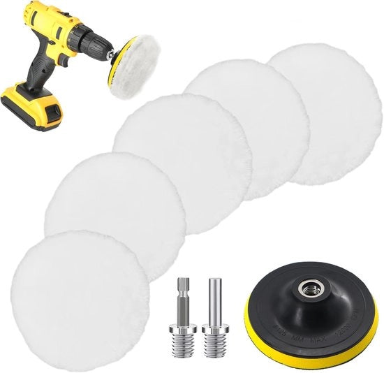 Set di levigatura con dischi di levigatura - Per la levigatura di auto - 100 mm