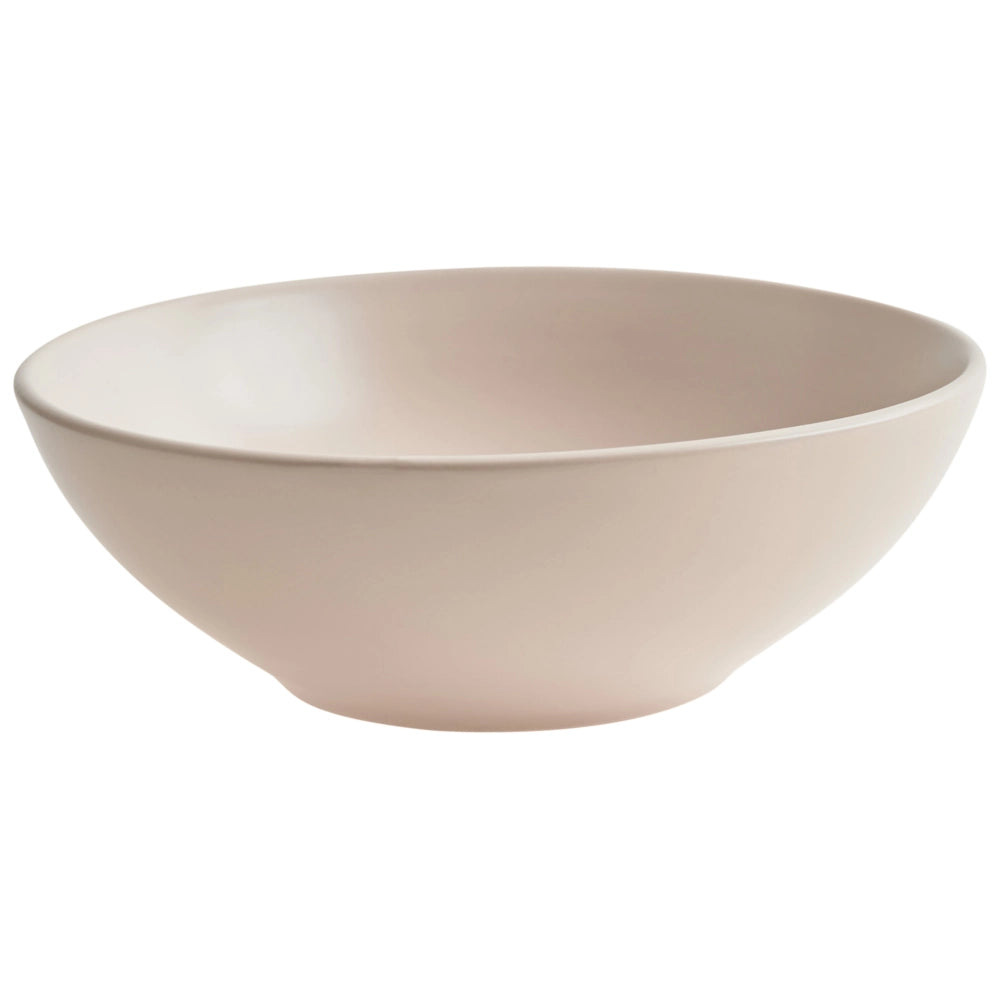 Set di 18 piatti in gres color beige chiaro con finitura smaltata a mano per 6 persone cucina e sala da pranzo