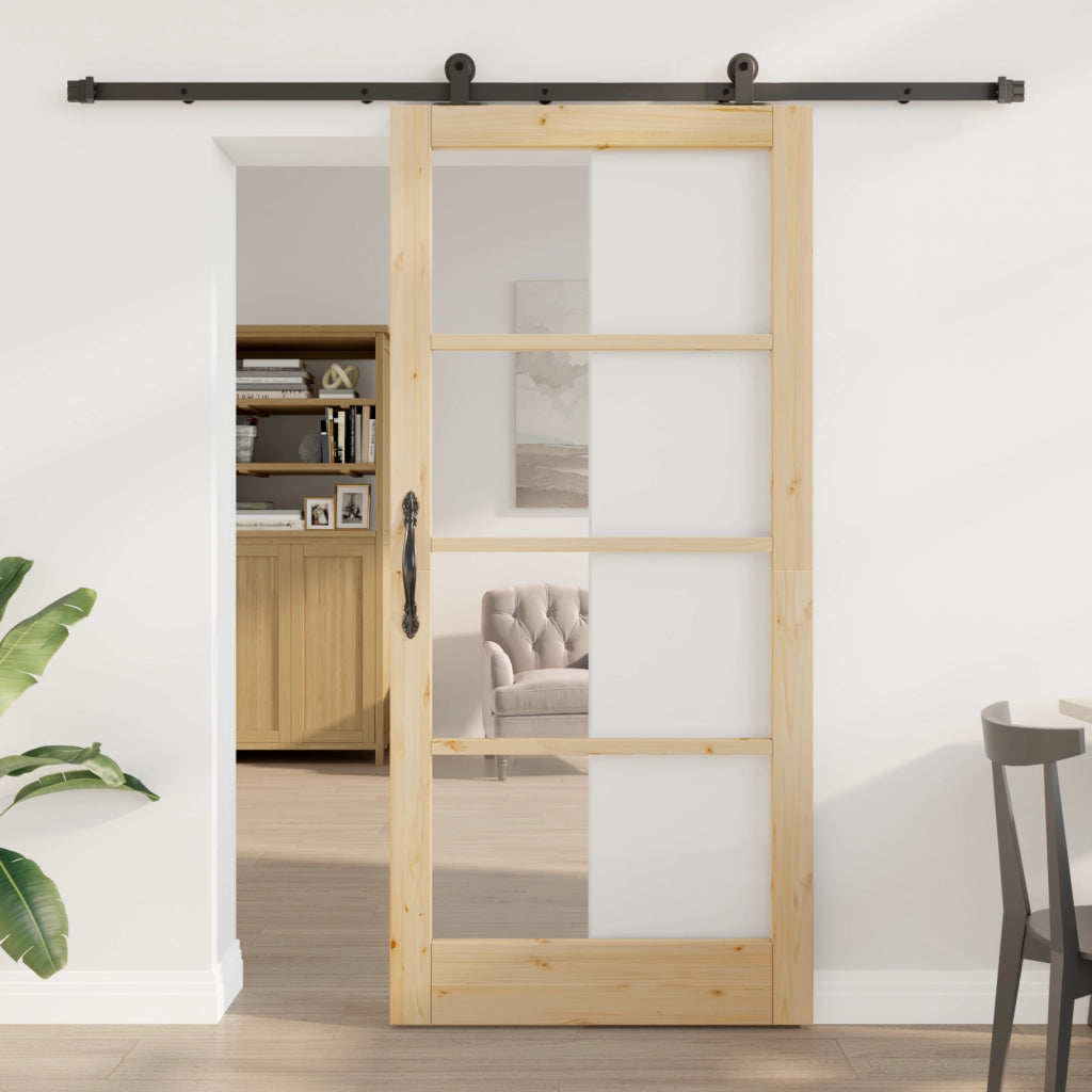 Porta Scorrevole  con Set di Hardware 'ORKDAL'93x202 cm