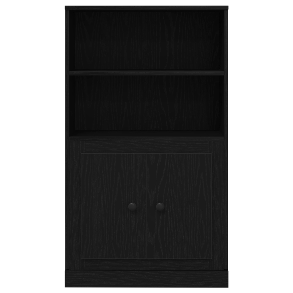 Mobile Alto Nero Rovere 60x35.5x103.5 cm Legno ingegnerizzato