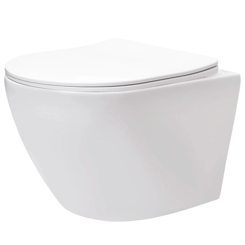 Vaso Wc Sospeso Rea Carlo Lux Rimless Con Funzione Bidet