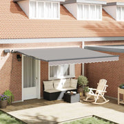 Tenda Retrattile Grigio chiaro 400 ×350 cm Tessuto 3330804