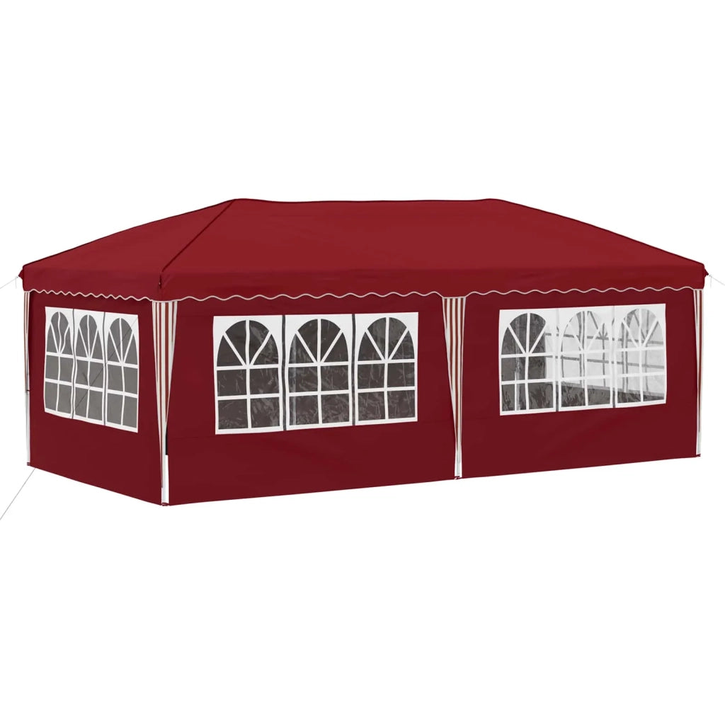 Tenda per feste a pop-up-Gazebo 575 x 288 x 245 cm Borgogna