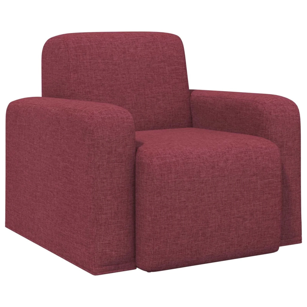 Poltrona Rosso Vino Tessuto 42042419