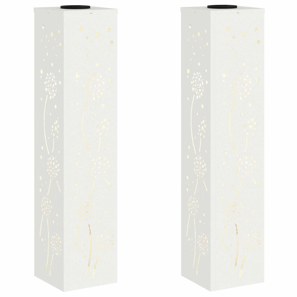 Faro LED solare per sentieri 2 pz Bianco CFW5335440