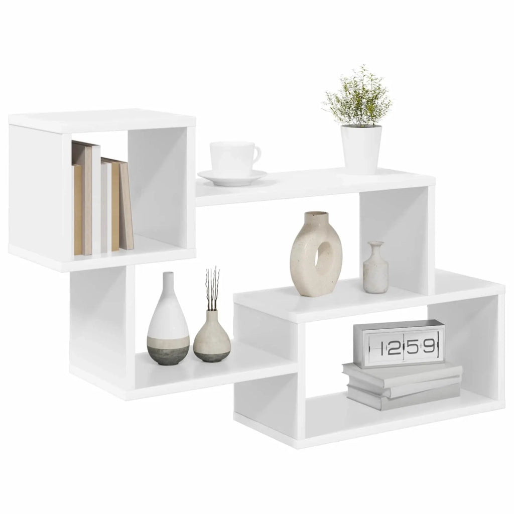 Mensola sospesa A parete Bianco 87 x 20 x 55 cm 8012092